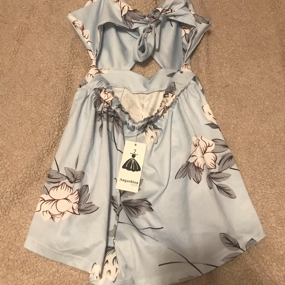 Floral pattern romper
